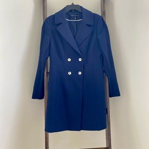 White House Black Market-Navy Double Breasted Blazer-Size M